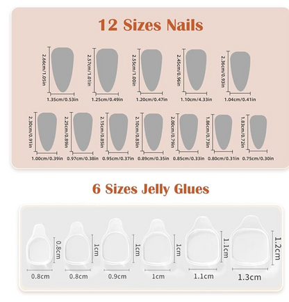 Re-cycle Legend Y2K reusable press-on nails FREE SHIPPING ✈