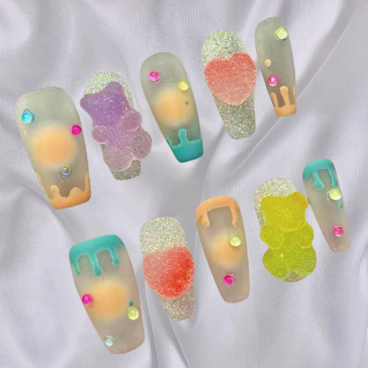 Gummy Bear Press-On Nails - EverydayNailCoats